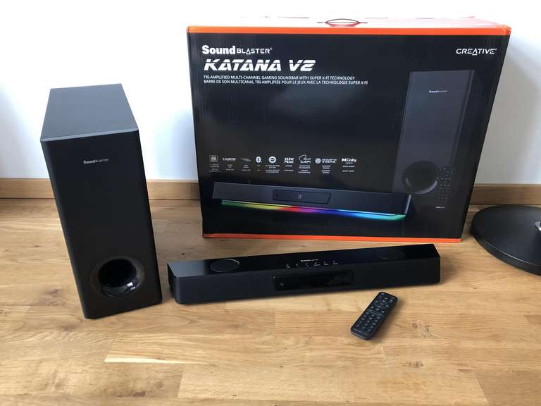 Саундбар Creative Sound BlasterX Katana V2 черный