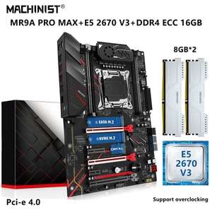 Материнская плата MACHINIST MR9A PRO MAX материнская плата + E5 2670 V3 процессор + DDR4 16GB Память (из-за рубежа) (цена с ozon картой)