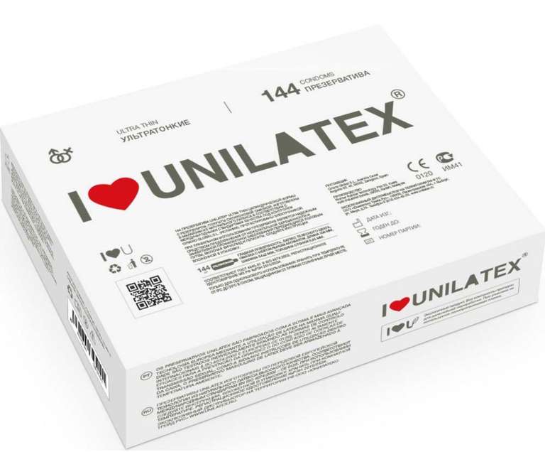Презервативы Unilatex UltraThin, 144 шт.