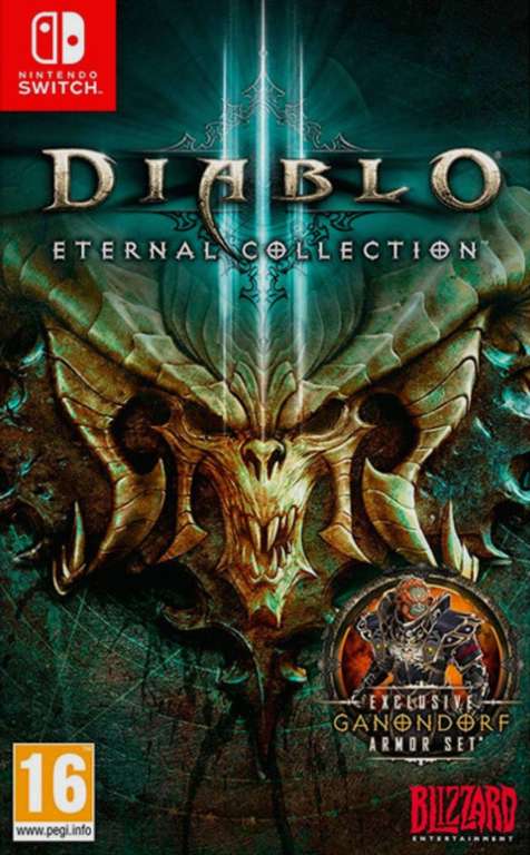 Diablo III: Eternal Collection, RU (Nintendo Switch, картридж)