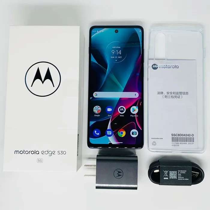 Смартфон Motorola Edge S30 5G Snapdragon 888+ 12/512 ГБ (с Озон картой, из-за рубежа)