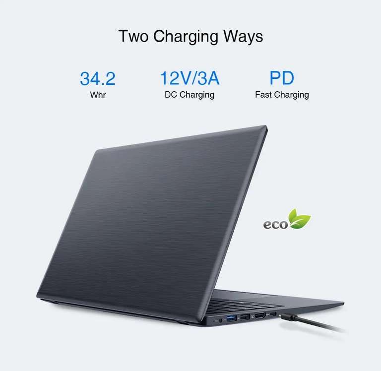 Ноутбук Coolby HealBook 14,1", Celeron N5095, 8 ГБ ОЗУ, 256 Гб ПЗУ SSD NVMe