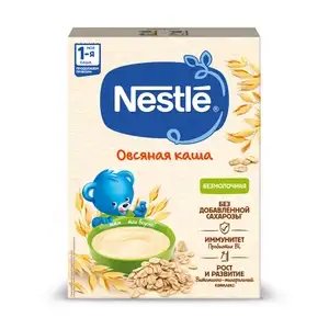 Каша овсяная детская Nestle с 5 месяцев, безмолочная, сухая, 200 г