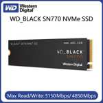 SSD M.2 накопитель WD Black SN770 WDS100T3X0E 1000 ГБ
