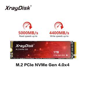 Xraydisk NVMe M.2 2280 SSD 1 ТБ PCIe 4,0x4 TLC