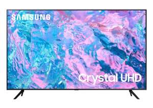 75" Телевизор Samsung UE75CU7100UXRU, Crystal UHD, 4K Ultra HD, черный, СМАРТ ТВ, Tizen OS
