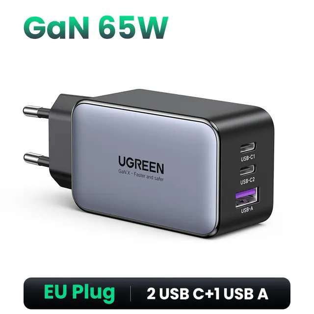 Сетевое зарядное устройство Ugreen 65W