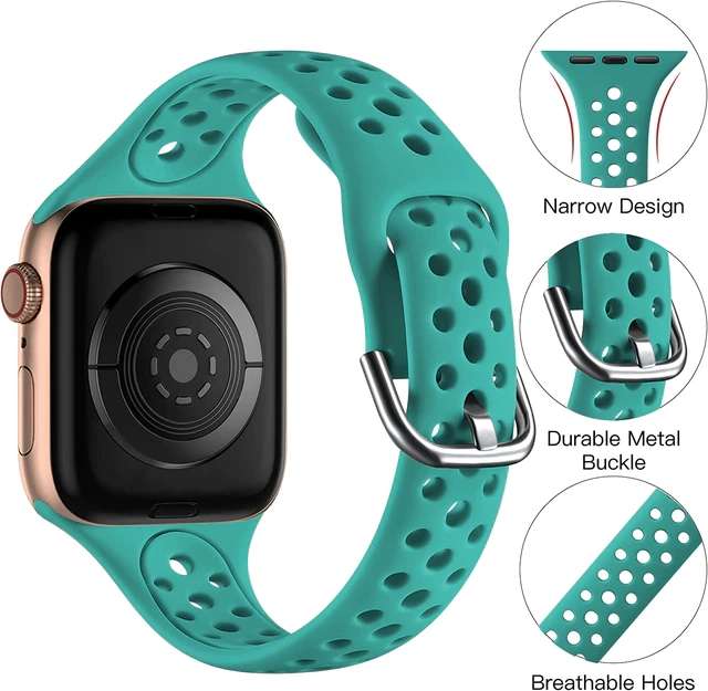 Силиконовый ремешок для часов Apple Watch 6.