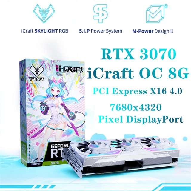 Игровая видеокарта MAXSUN GeForce RTX 3070 iCraft OC