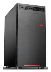 Компьютер iRU Home 120, AMD E1 6010, DDR3 4ГБ, 120ГБ(SSD), AMD Radeon R2, noOS, черный, 3 года гарантии