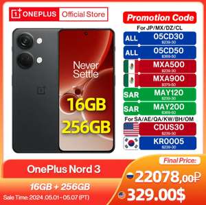 Смартфон Oneplus Nord 3, 16/256 Гб