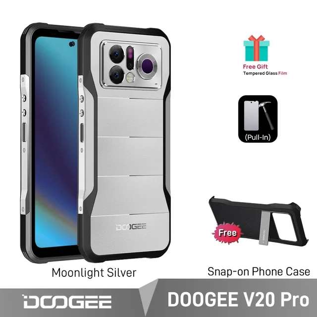 Смартфон DOOGEE V20 Pro Rugged 12 ГБ + 256 ГБ, Тепловизор, NFC, Водозащита