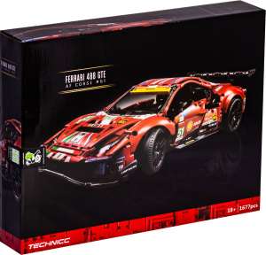 Конструктор Lion King Ferrari 488 GTE AF Corse 51, аналог Lego Техник 42125