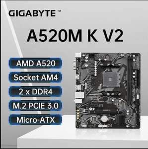 Материнская плата GIGABYTE A520M K V2 (доставка из-за рубежа)