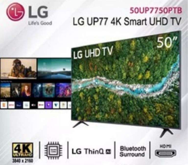 Телевизор LG 50UP7750, 50"/3840x2160
