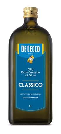 Масло оливковое De Cecco Еxtra virgin 100%, 1л (с баллами 607₽)