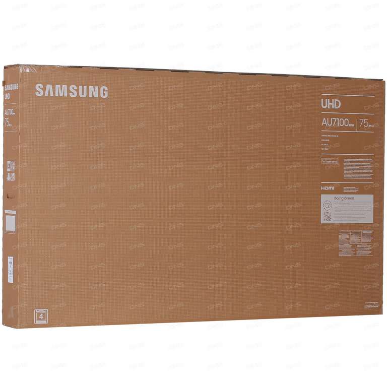 Телевизор Samsung UE75AU7100UXRU, 75", Edge LED, 4K UltraHD