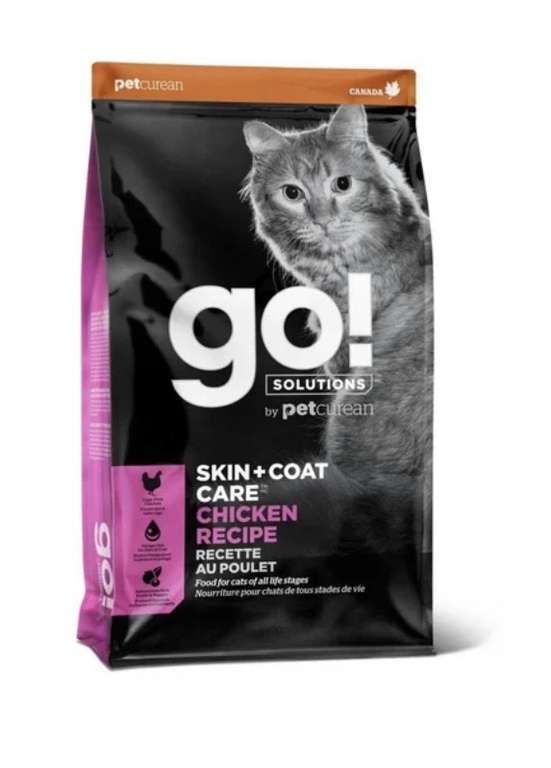 Сухой корм для кошек GO! Skin+Coat, для здоровья кожи и блеска шерсти, с курицей 7.26 кг