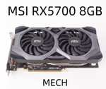 Видеокарта MSI Radeon RX 5700 8 ГБ (AMD Radeon RX 5700 8ГБ MECH (из-за рубежа, 9914₽ с озон картой)