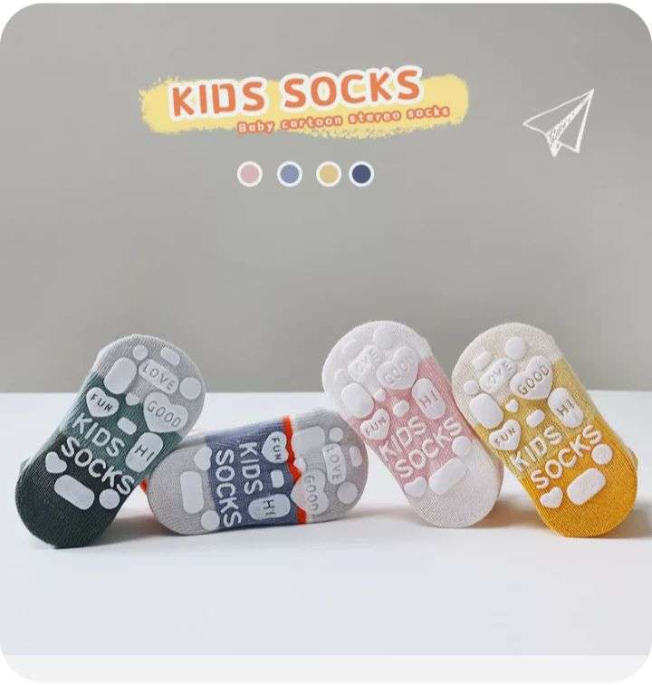 Нескользящие детские носки, 5 пар