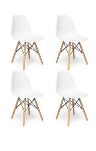 Комплект стульев Eames DSW, 4 шт. (при оплате Ozon Картой)