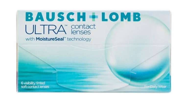 Контактные линзы Bausch & Lomb Ultra, 6 шт., R 8,5, D -1