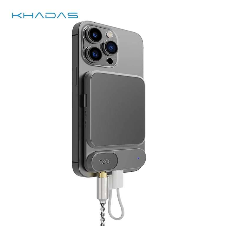 Портативный усилитель для наушников Khadas Tea Mini Audio DAC (напр., без чехла)