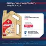 Моторное масло MIRAX MX9 SAE 0W-20 ILSAC GF-6A SP 5 л