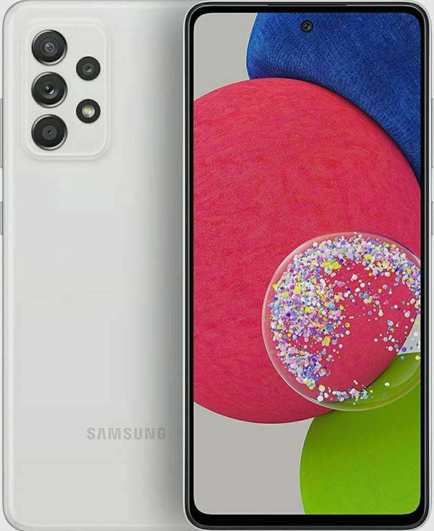 Смартфон Samsung Galaxy A52s 8/256 ГБ, белый/черный