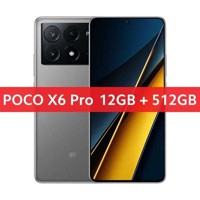 Смартфон POCO X6 Pro 5G 12+512Гб Глобальная версия