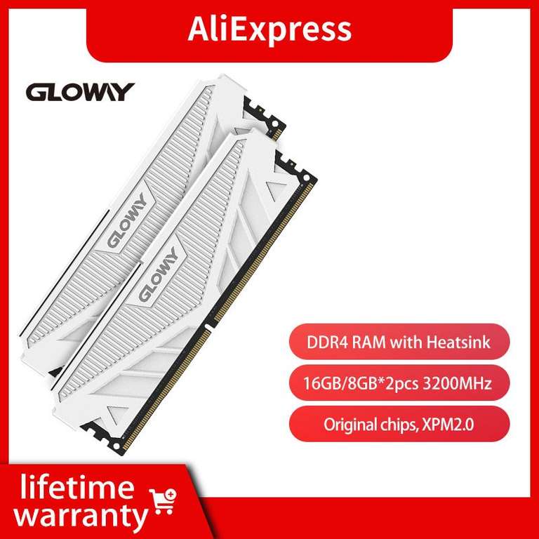 Оперативная память Gloway 32 Гб (2х16) DDR4 3200 МГц