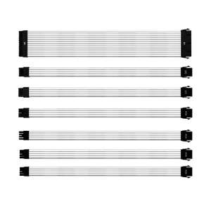 Кабели-удлинители для блока питания Cooler Master Extension Cable Kit PVC White (белые, + в описании черно-белые чуть дешевле))