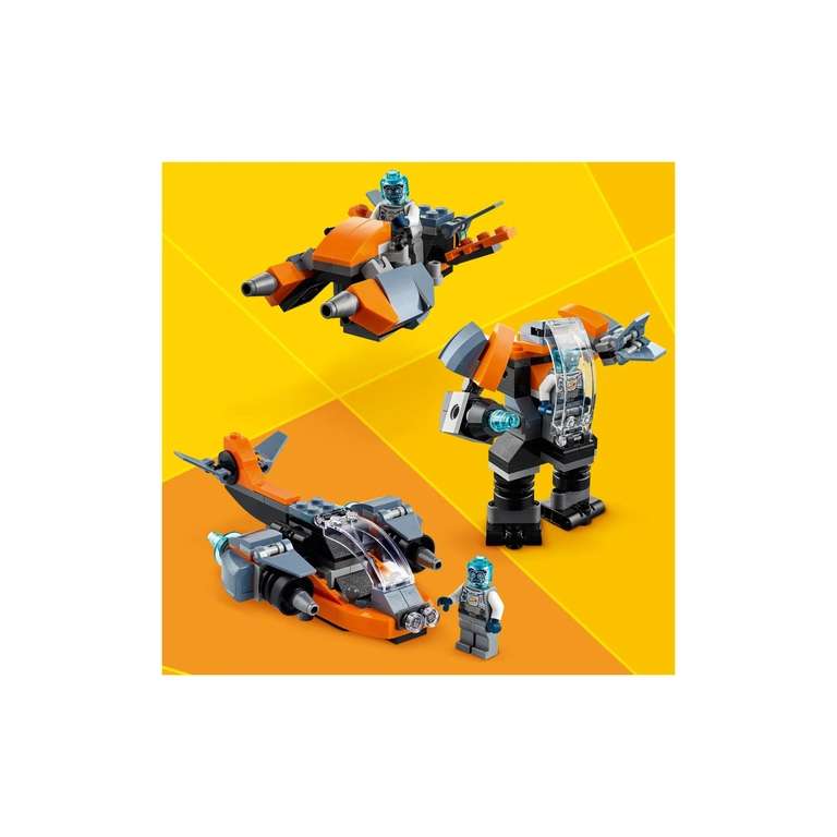 Конструктор LEGO Creator Кибердрон 31111, 113 дет.