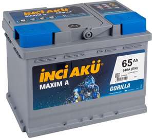 Аккумулятор INCI AKU Maxim A 65R, 640 A, 242x175x190 мм