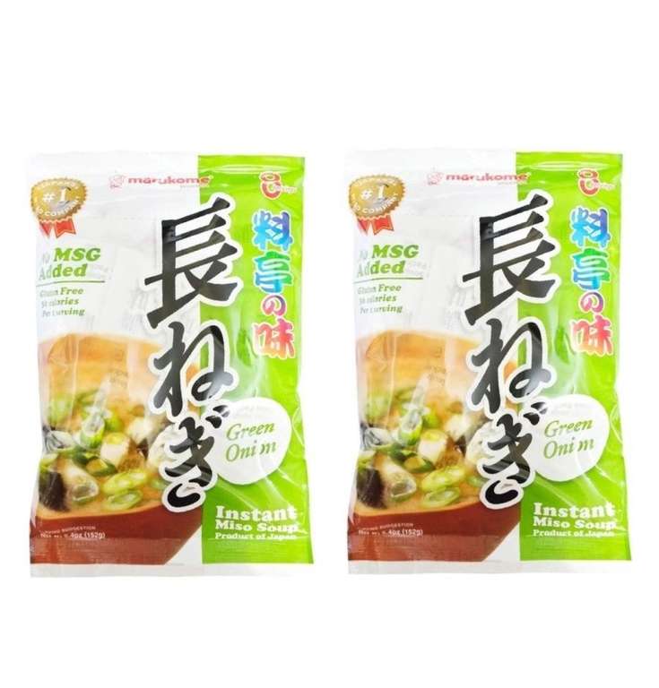 Мисо-суп Marukome с зелёным луком (2 пакета по 8 порций)
