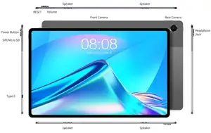 Планшет Teclast T40 Plus (тонкий, 4G LTE, 10.4, 8+128Gb, звук 4 динамика)