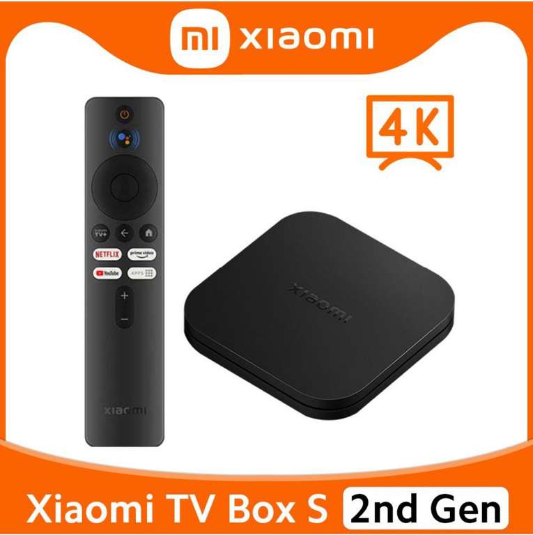 ТВ приставка Xiaomi Mi TV Box S 2 Gen (из-за рубежа, при оплате картой OZON)