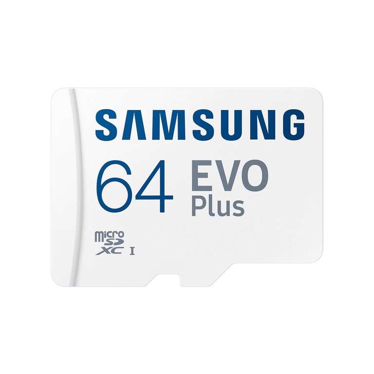 Карта памяти Samsung EVO Plus 64GB microSDXC Class 10 MB-MC64KA/EU (возврат 238 бонусов при оплате SberPay)
