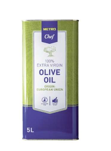 Масло оливковое METRO Chef Extra Virgin, 5л