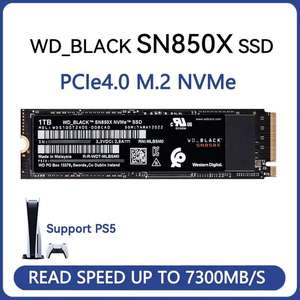 Внутренний SSD-диск WD Western Digital Black SN850X 1 ТБ