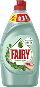 Средство для мытья посуды FAIRY Нежные руки Чайное дерево и мята 450 мл