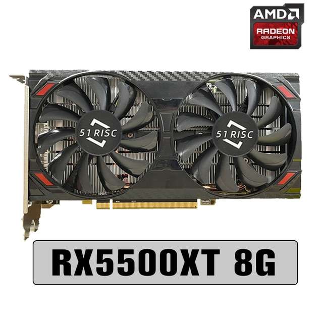 Видеокарта 51RISC AMD RX5500XT новая