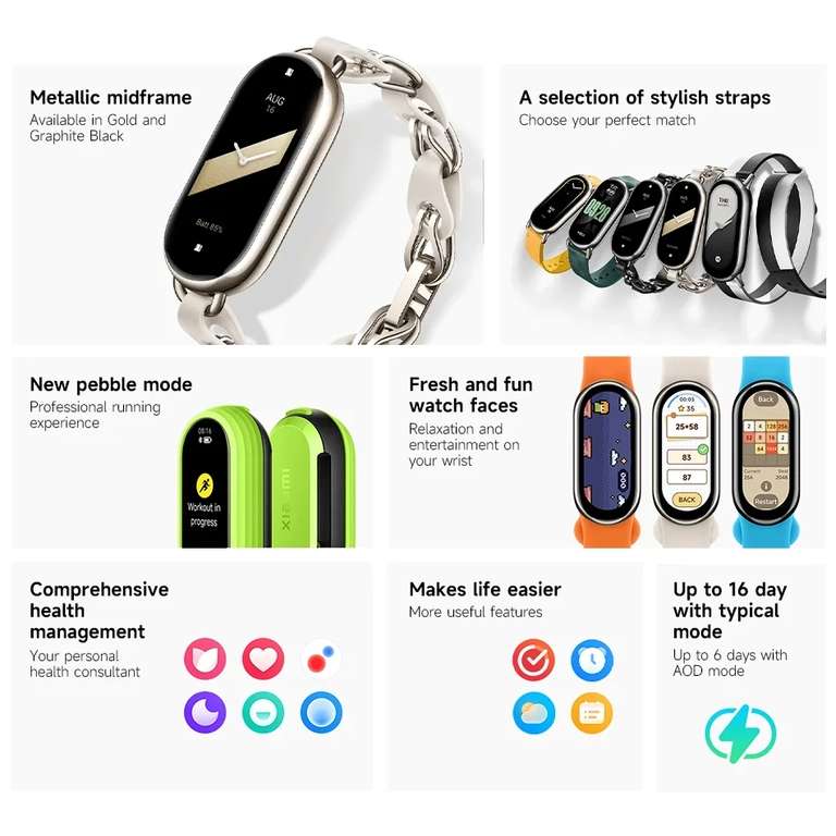 Фитнес-браслет Xiaomi Smart Band 8