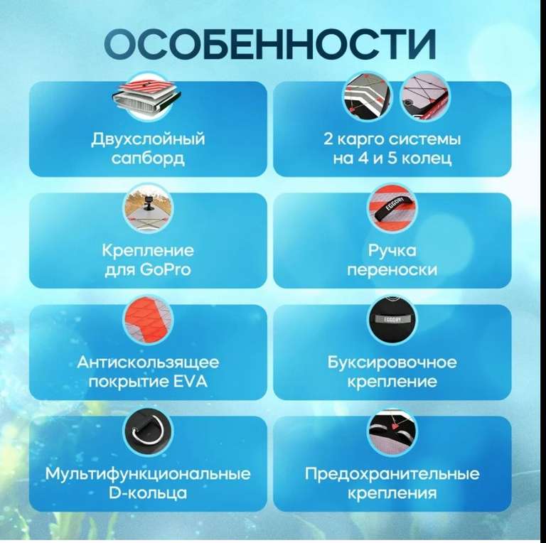 Сапборд Eggory 11.0 (с картой Ozon)