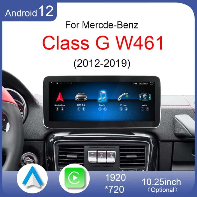 Автомагнитола Autonavi A30 (64GB) для автомобилей Mercedes-Benz G W461, W463, G500 2012-2019