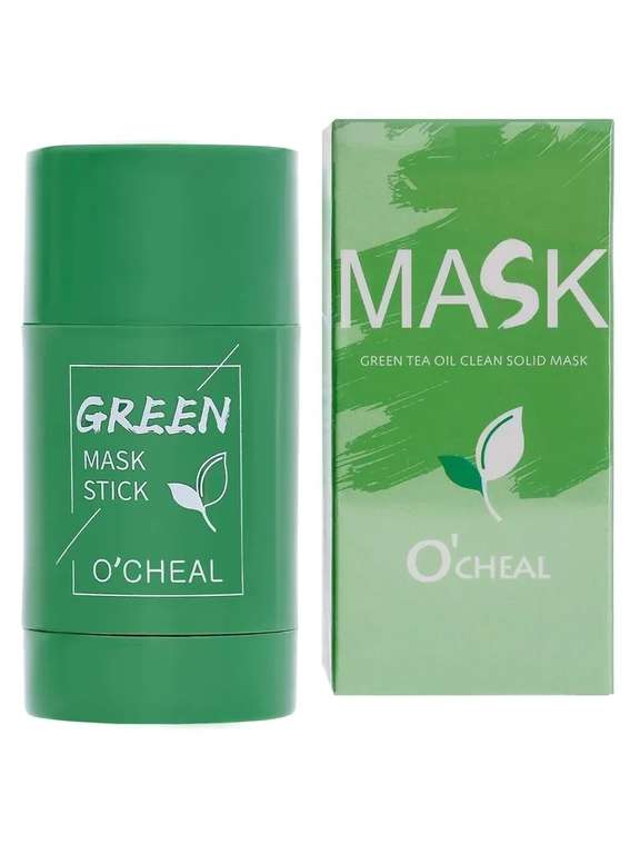 Глиняная маска-стик для лица Ocheal с экстрактом зеленого чая