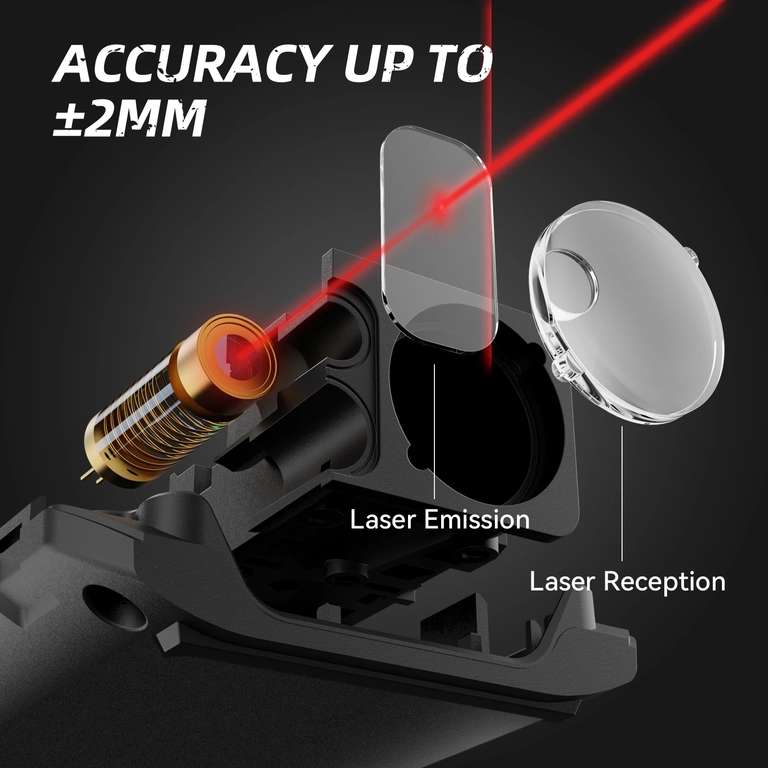 Лазерный дальномер MILESEEY D5T (Bluetooth, приложение)