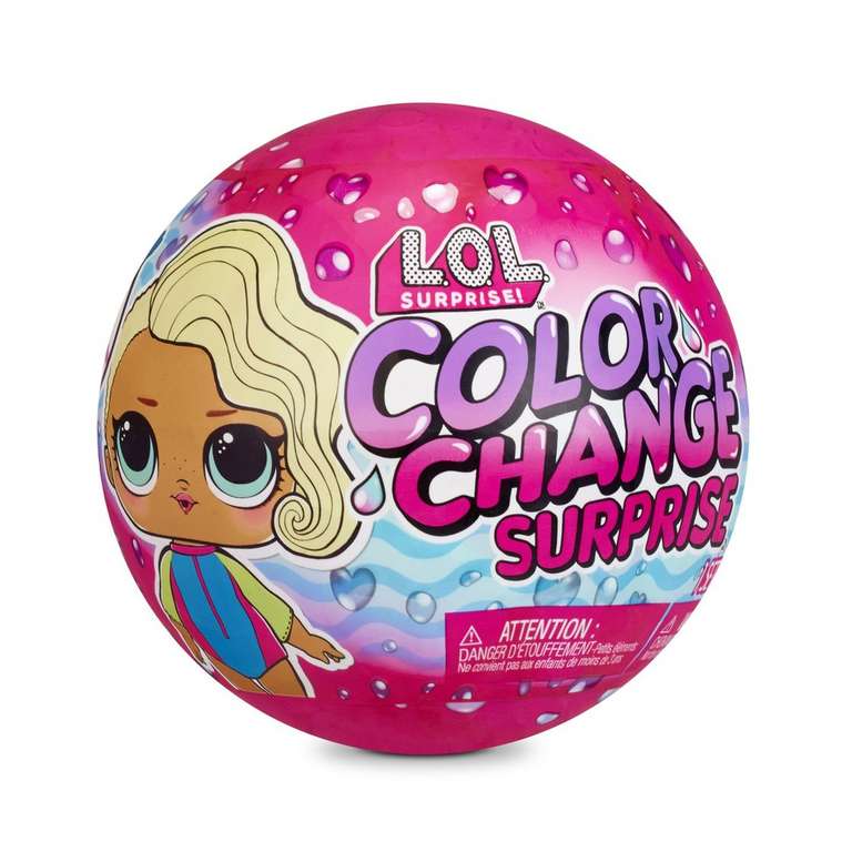 Игрушка LOL Surprise Color change Кукла в непрозрачной упаковке (Сюрприз) 576341EUC 2 штуки