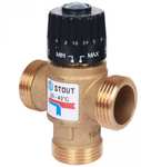 [Закончились] Термостатический смесительный клапан для систем отопления и ГВС SVM-0120-254325 STOUT