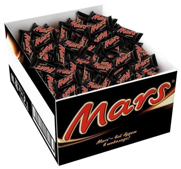 Конфеты Mars Minis с карамелью и нугой, 2.7 кг